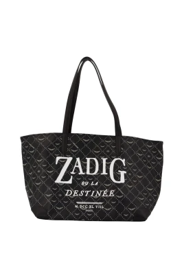 Monogram Book Tag Shopper Bag