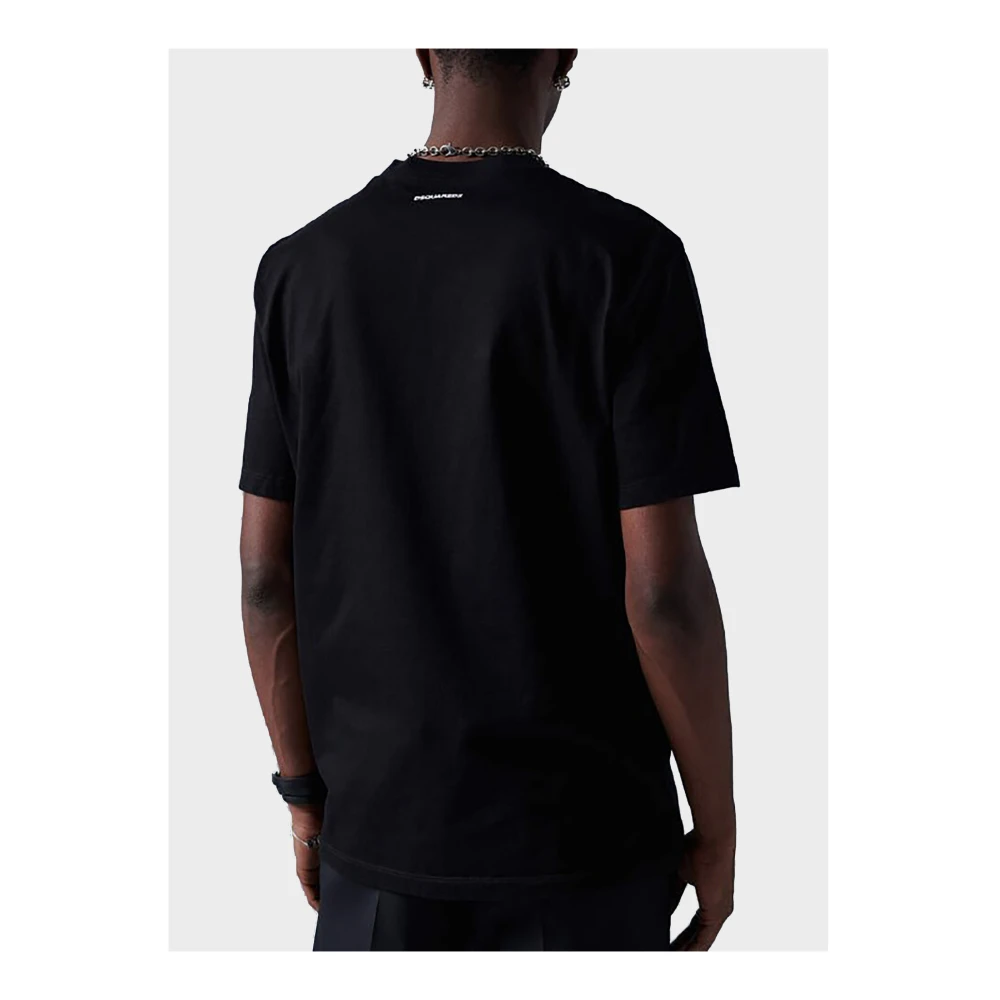Dsquared2 Regular Fit T-Shirt Black Heren