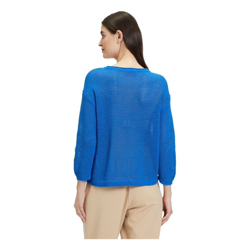 Betty Barclay Casual Grofgebreide Trui Blue Dames