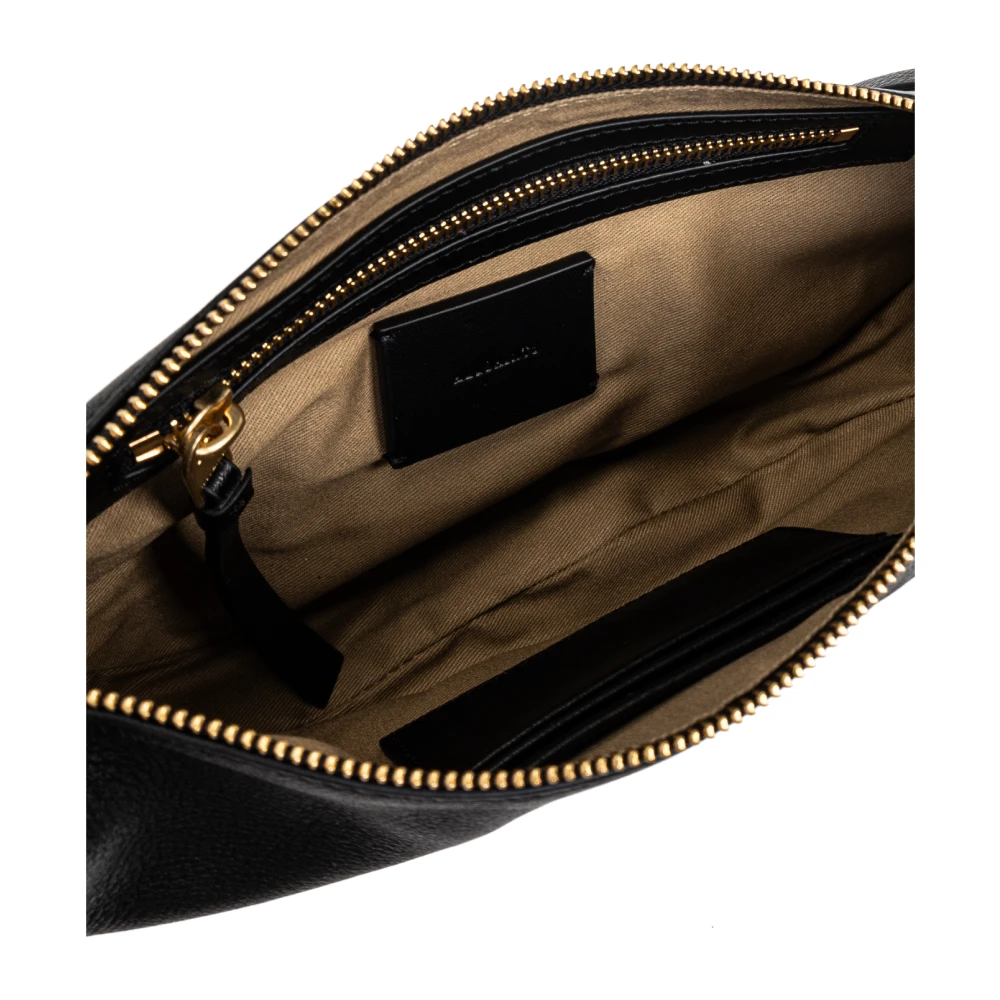 AllSaints Schoudertas Half Maan Black Dames