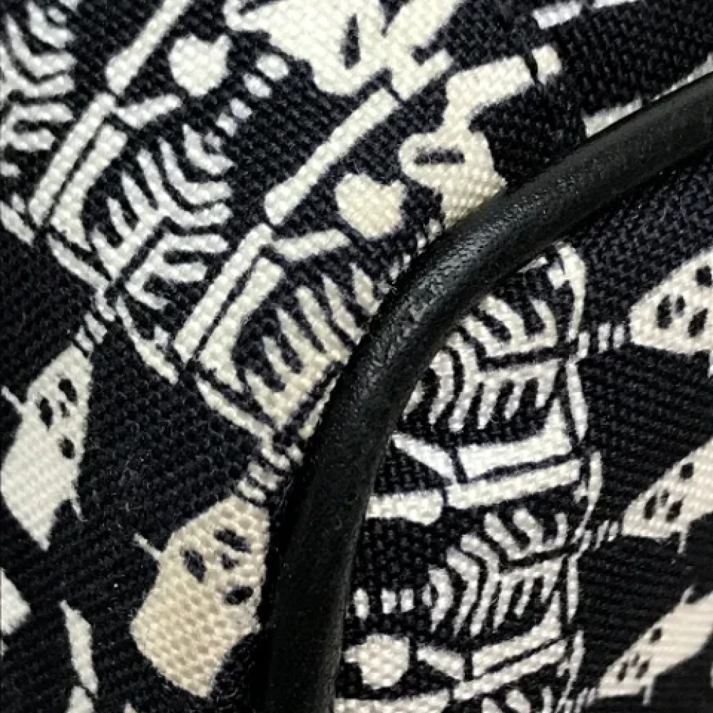 Yves Saint Laurent Vintage Pre-owned Fabric backpacks Black Dames