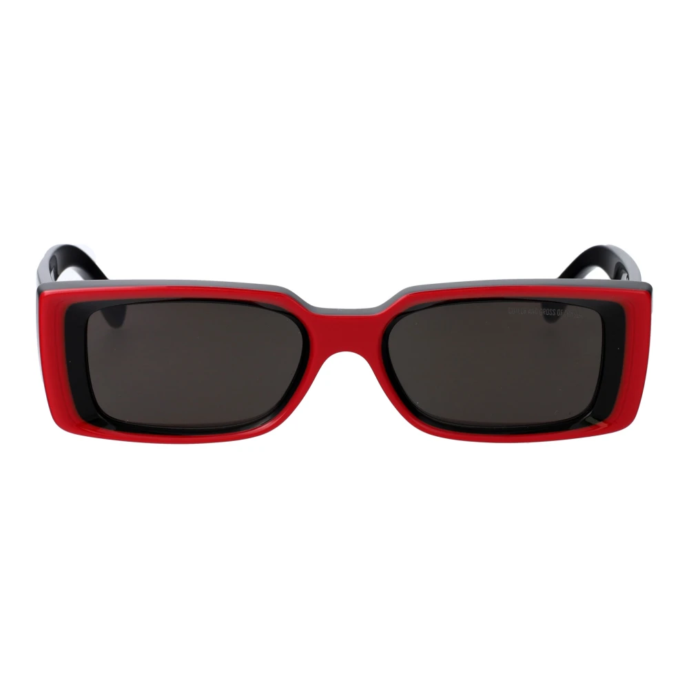 Cutler And Gross Unisex Black Sunglasses, 53 Mm, 1368 Rectangle Sunglasses
