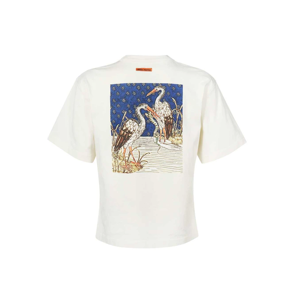 Heron Preston Katoenen T-shirt met Prints White Dames