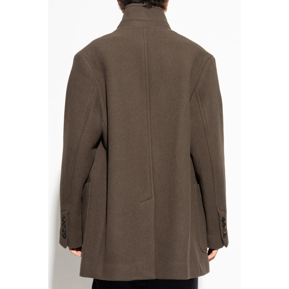 Ami Paris Jas met uitsnijding Brown Heren