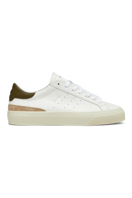 white-sneakers-with-military-green-details