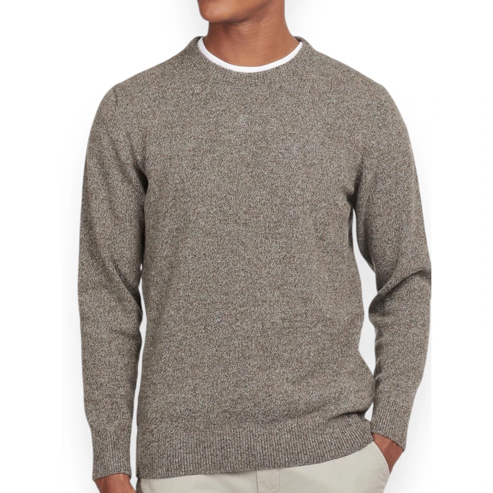 Barbour Tisbury Crew Gray Heren