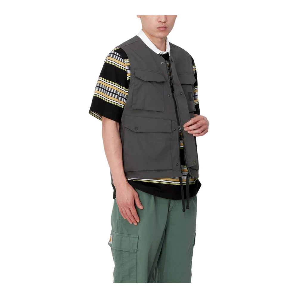 Carhartt WIP Grafiet Balto Vest Gray Heren