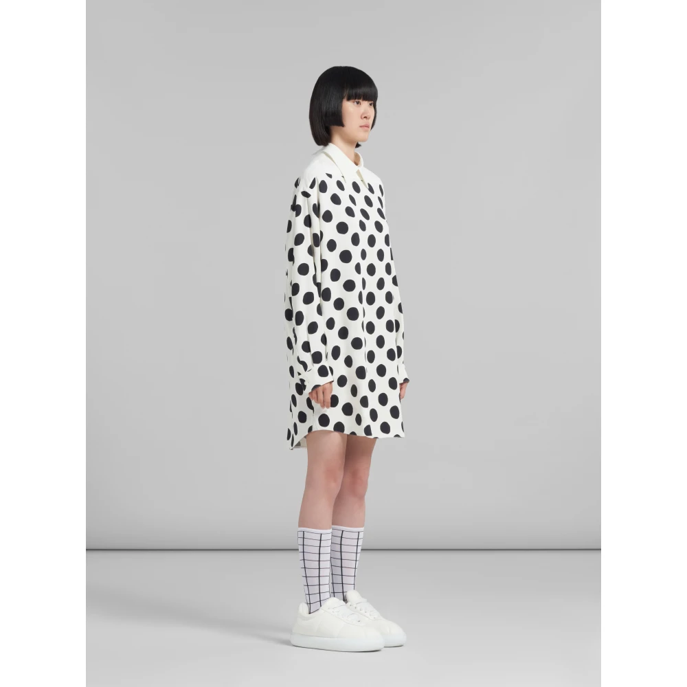 Marni Polkadot overhemdjurk Multicolor Dames