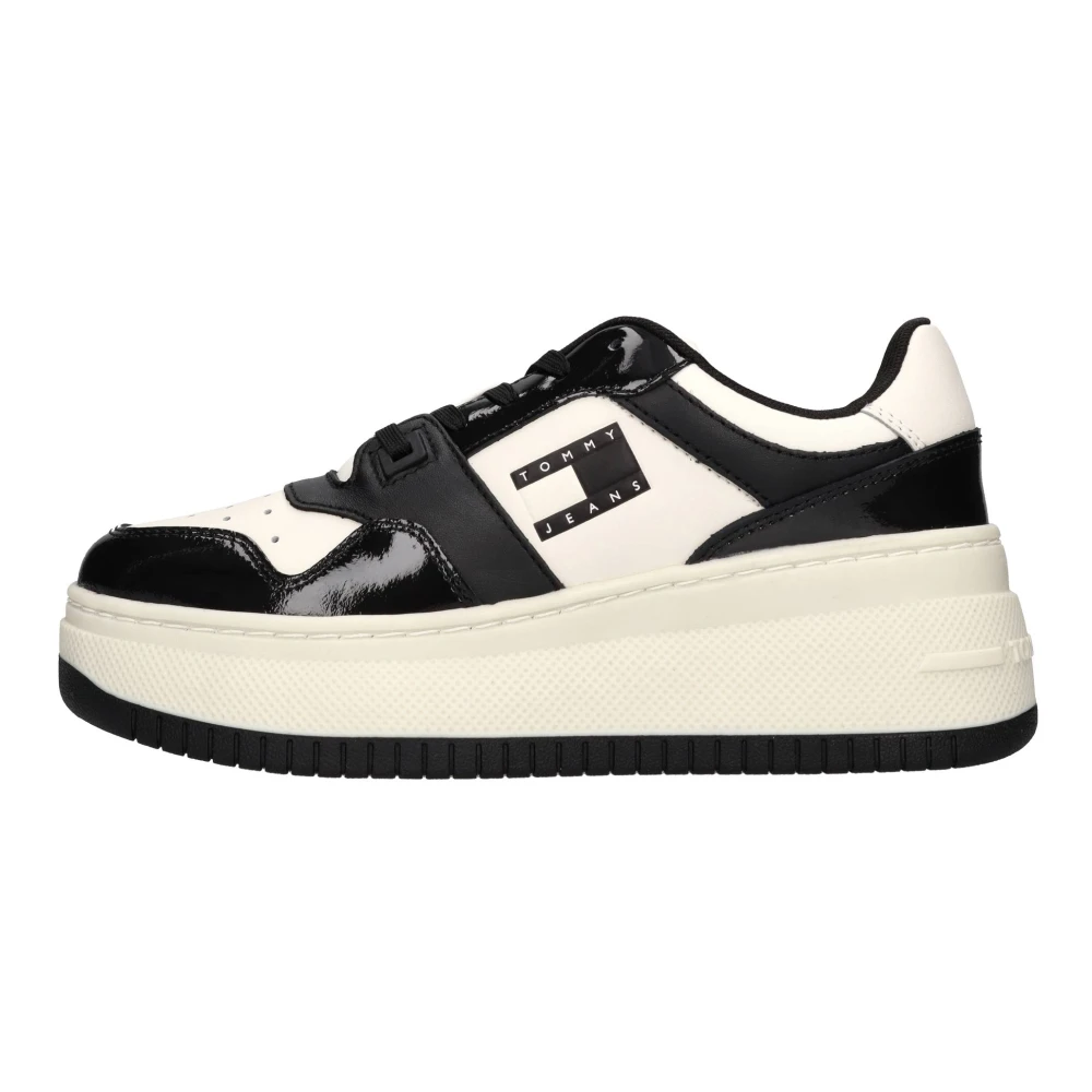 Tommy Jeans Retro Basket Flatform Patent Dames Schoenen Veelkleurig Multicolor