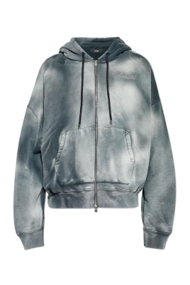 Bones Studded Oversized Zip Hoodie