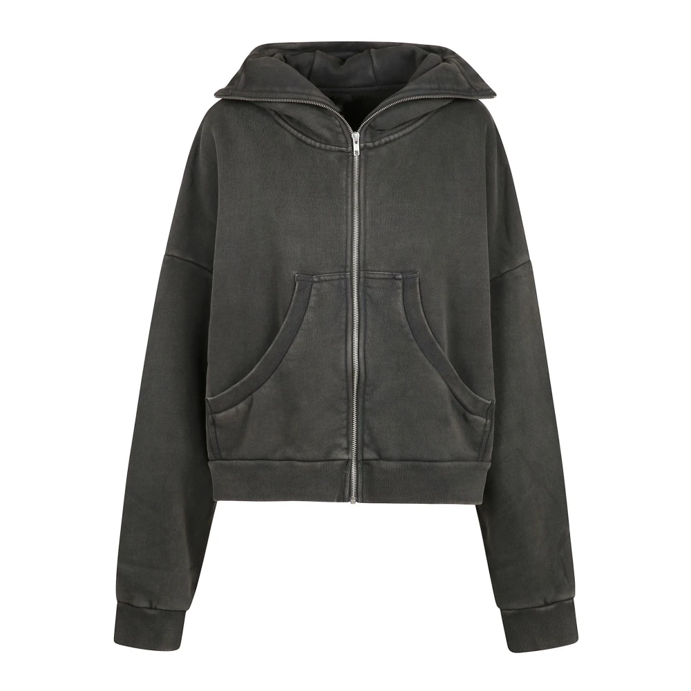 Entire Studios Stijlvolle Full Zip Jas Black Dames