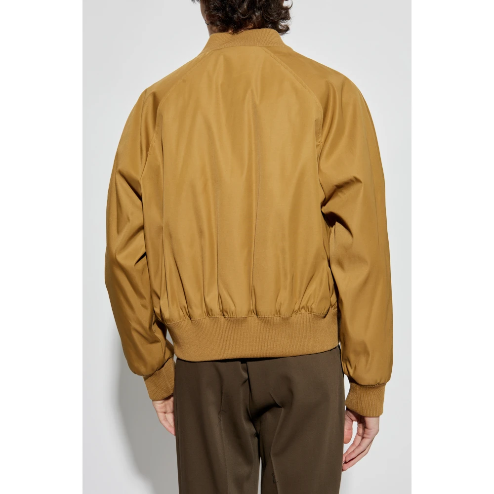 Ami Paris Jas met logo in bomberstijl Green Heren