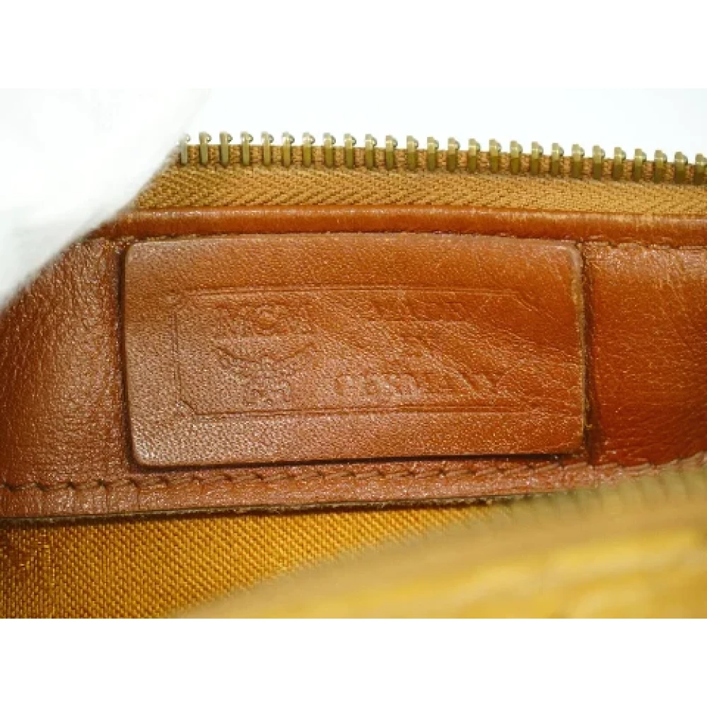MCM Pre-owned Canvas handbags Brown Dames