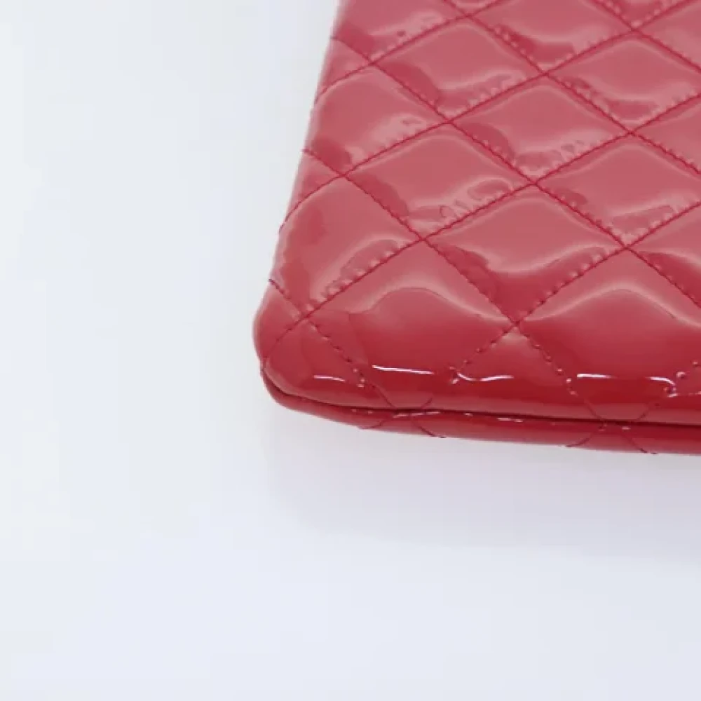Chanel Vintage Pre-owned Leather clutches Pink Dames