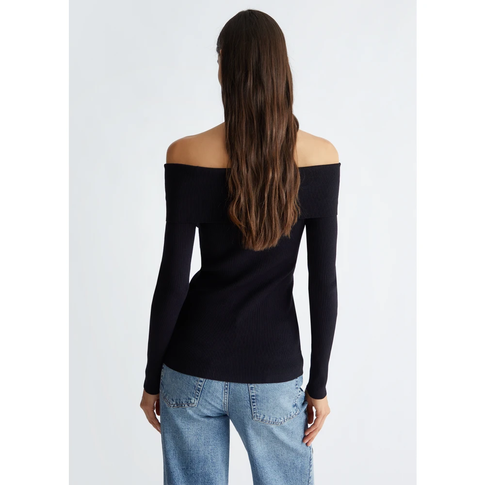 Liu Jo Gebreide Top Black Dames