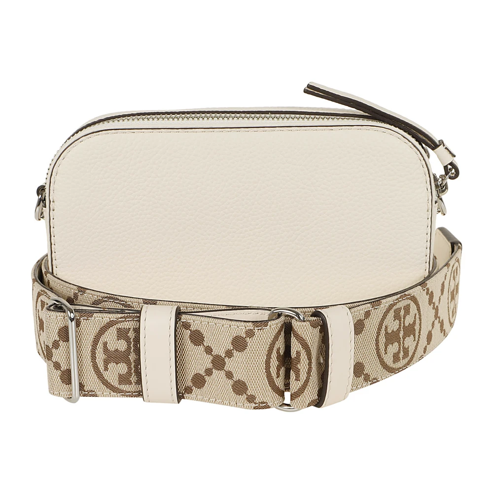 TORY BURCH Witte Crossbody Tas Beige Dames