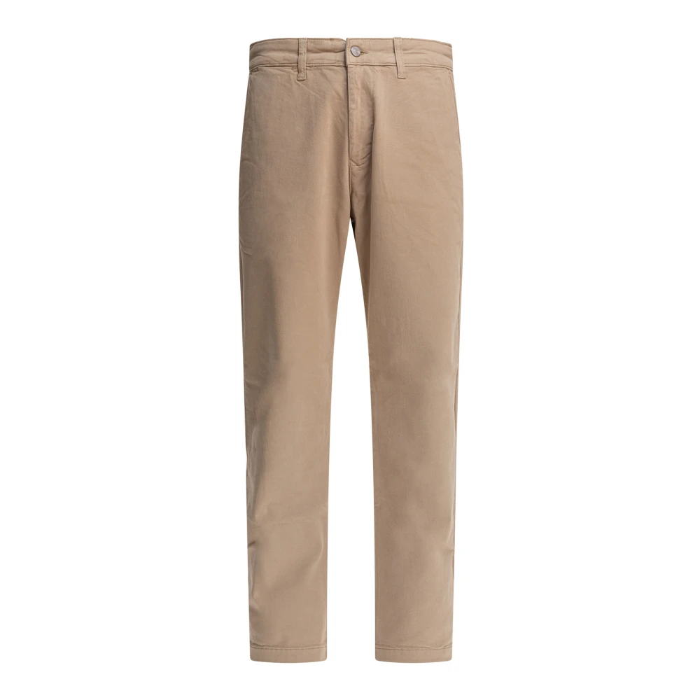 Nn07 Uomo Marrone Beige Straight Leg Pantaloni