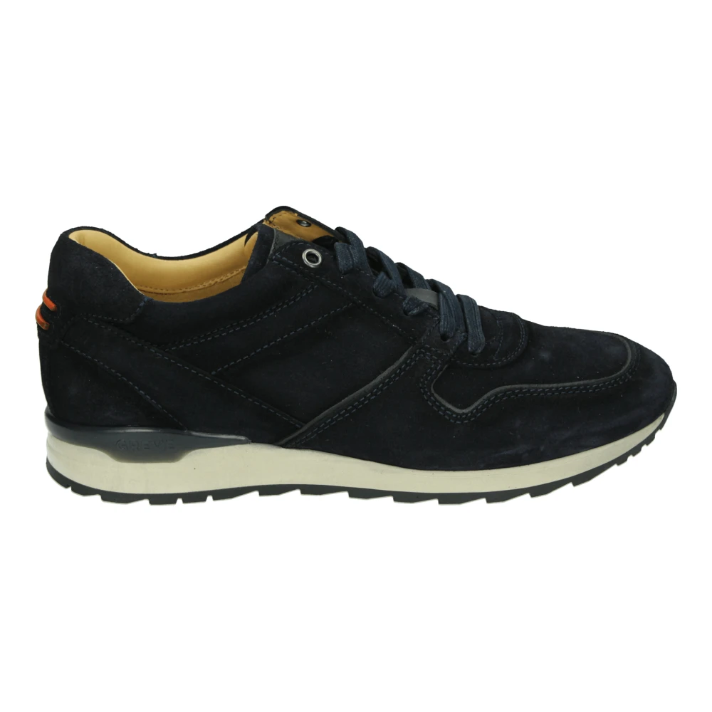 Greve Casual Blauwe Suède Herenschoenen Heren Schoenen
