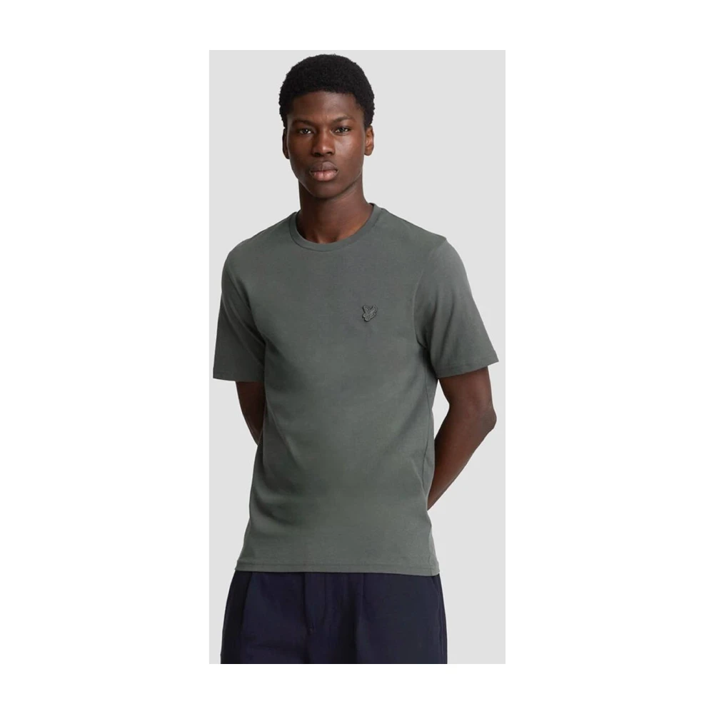 Lyle & Scott Korte mouw T-shirt Ts400Ton Gray Heren