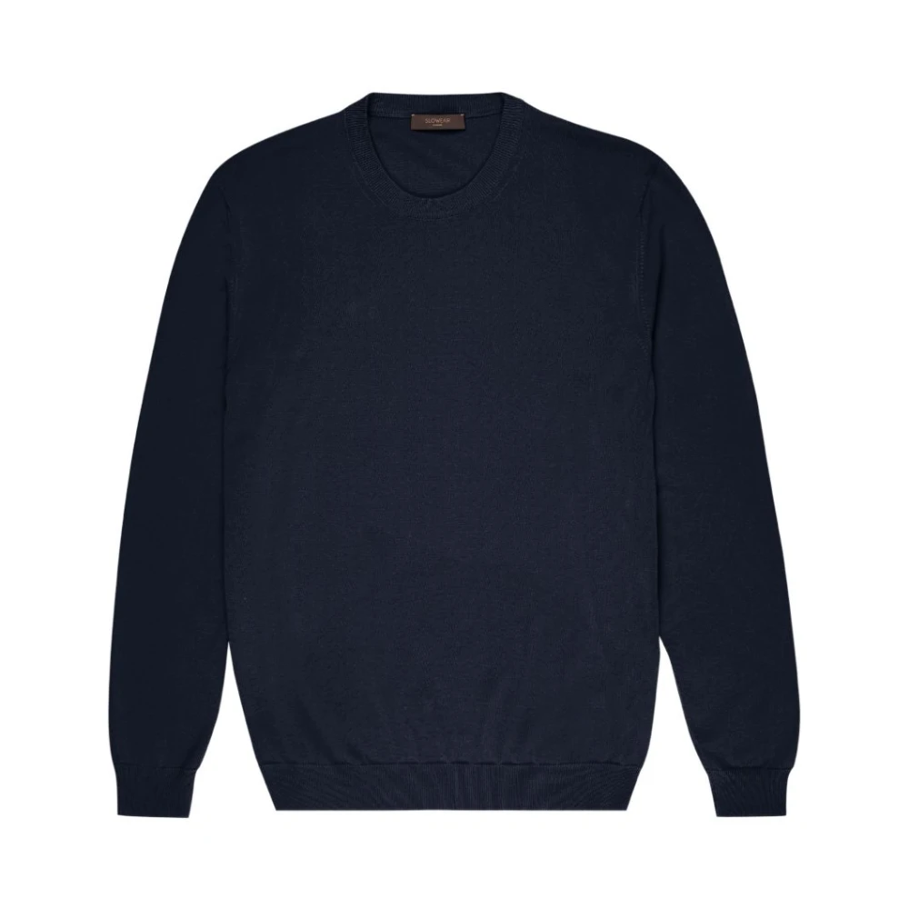 Zanone Homme Bleu - Pull Coupe Ajustée Col Rond - Pulls - Taille: Xl
