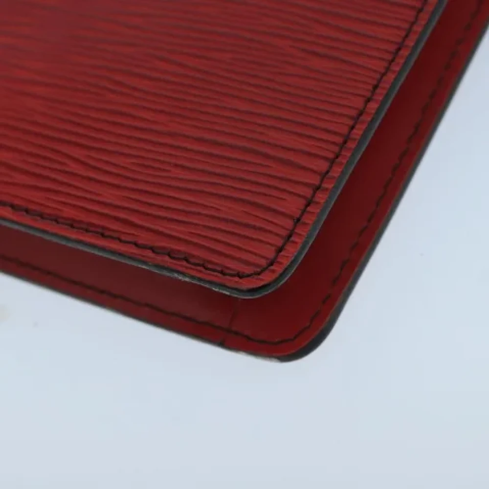 Louis Vuitton Vintage Pre-owned Leather clutches Red Dames