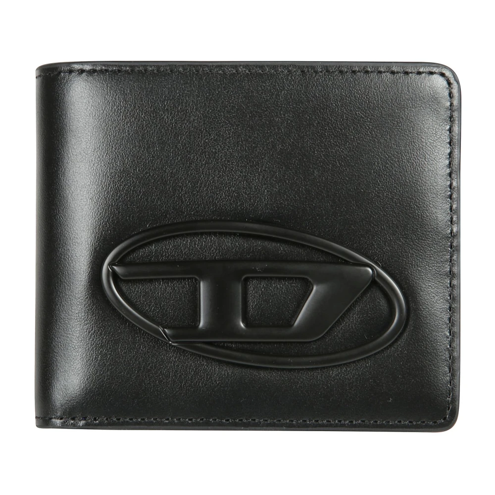 Diesel 3D Portemonnee met Muntvak Black Heren