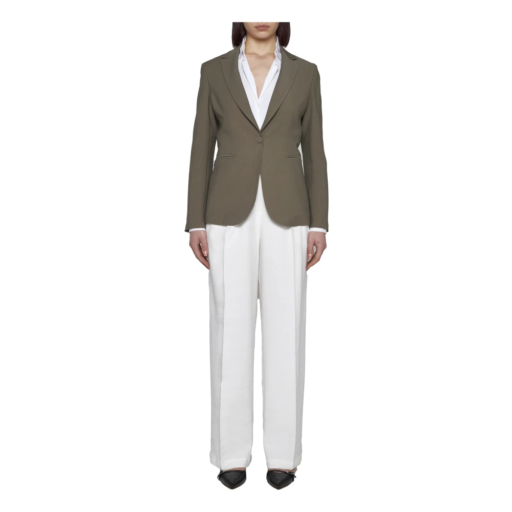 Blanca Vita Groen Elegant Blazer Jas Green Dames