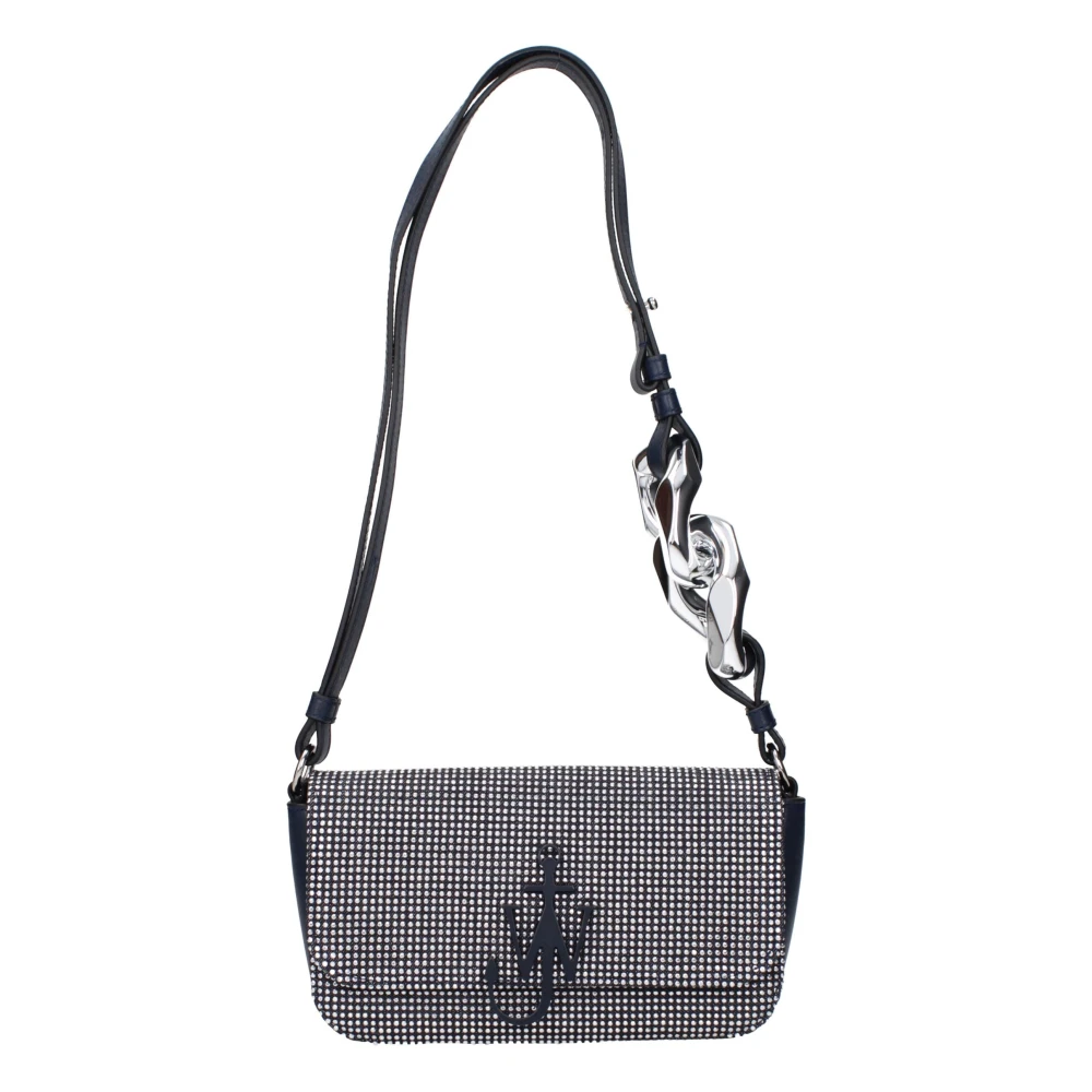 Jw Anderson , Shoulder Bags, Female, Blue, One Size, Fabric Shoulder Bag