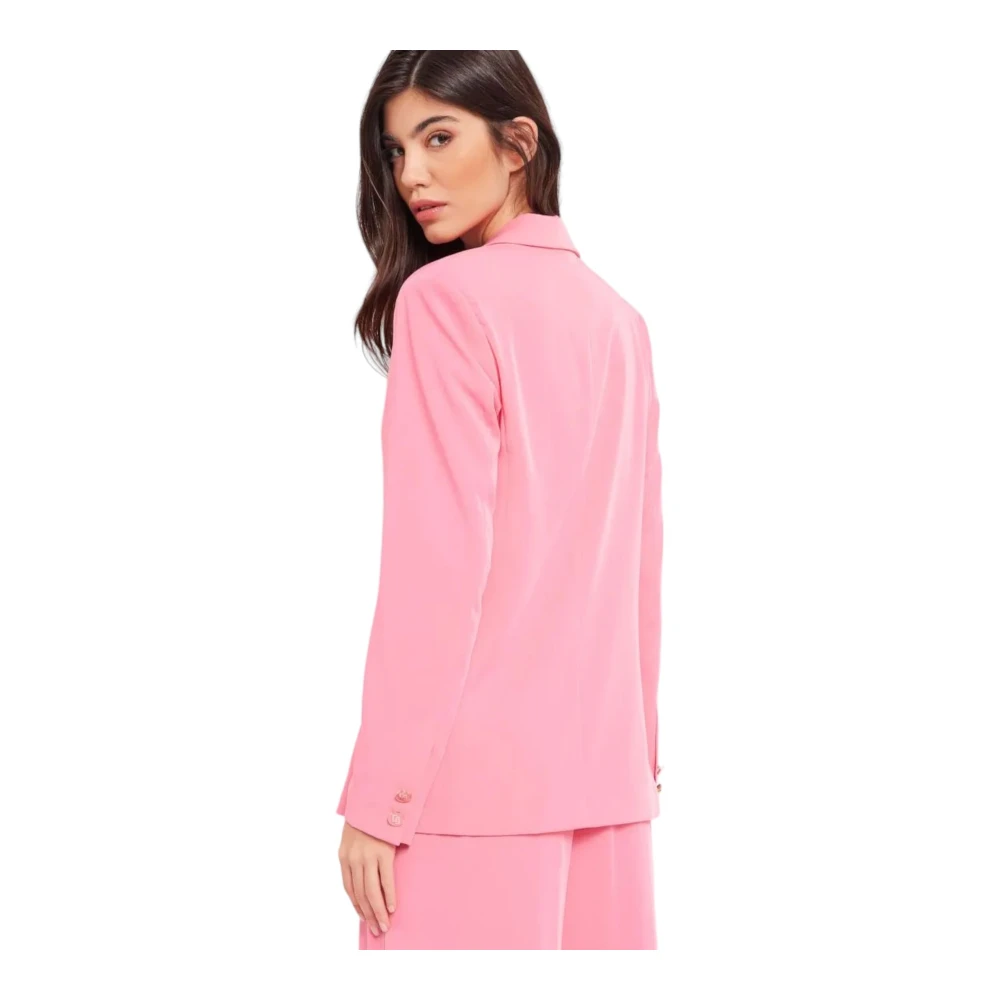 Gaudi Blazer Jas voor Vrouwen Pink Dames