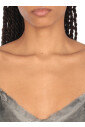 robe-grise-en-soie-a-col-en-v-pour-femmes