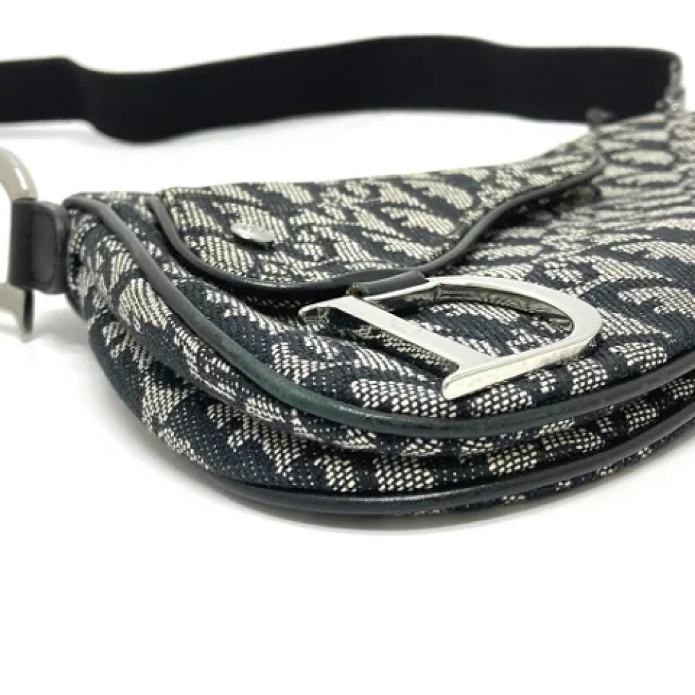Dior Vintage Pre-owned Fabric dior-bags Gray Dames