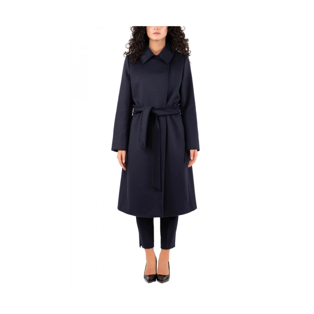 Max Mara Damesjas Stijlvol Klassiek Ontwerp Blue Dames