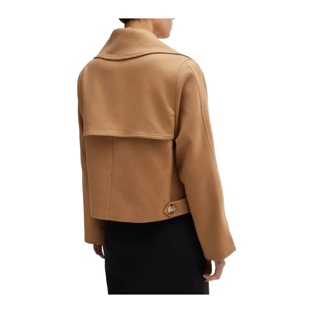 Boss Beige Caspera Jas Brown Dames