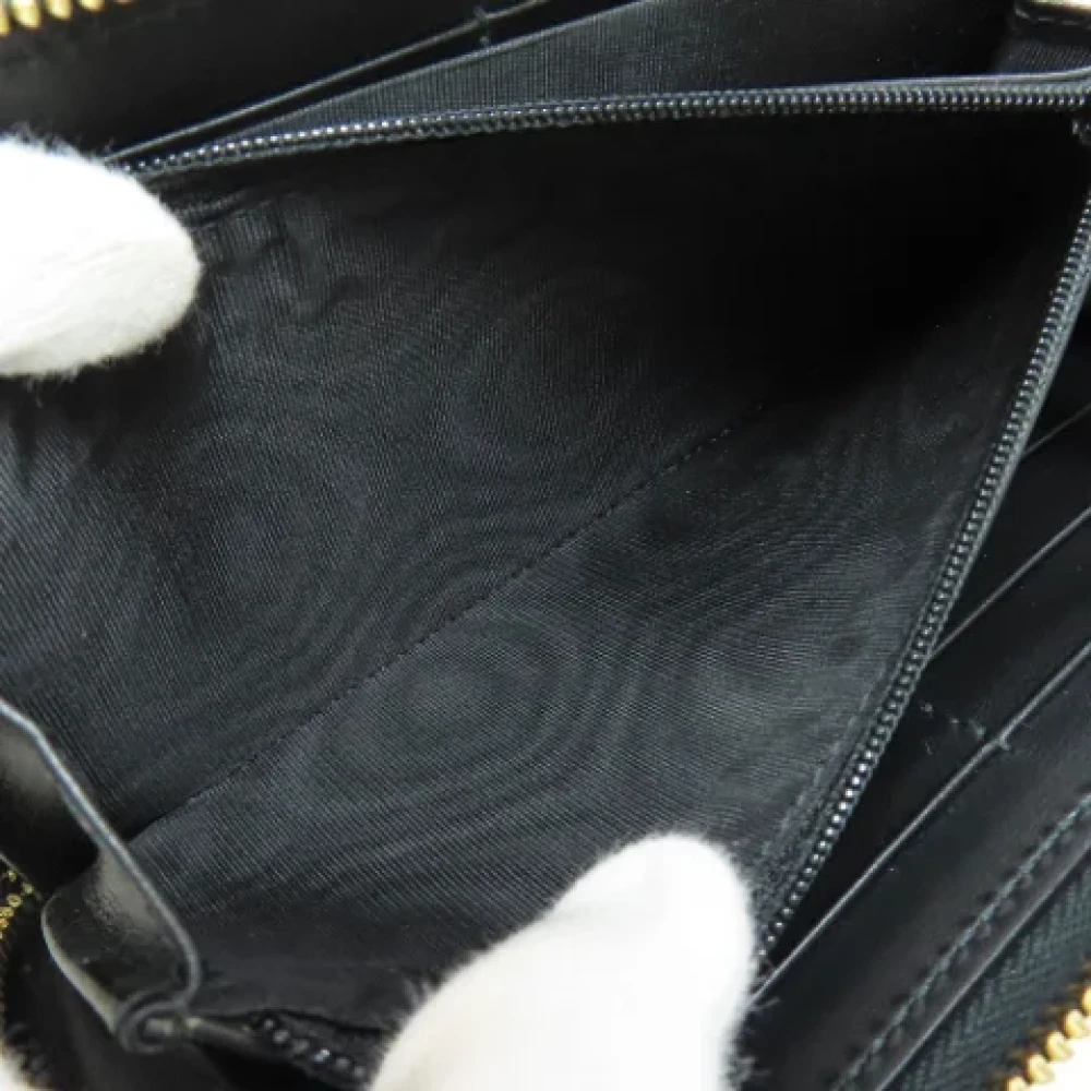 Gucci Vintage Pre-owned Leather wallets Black Dames
