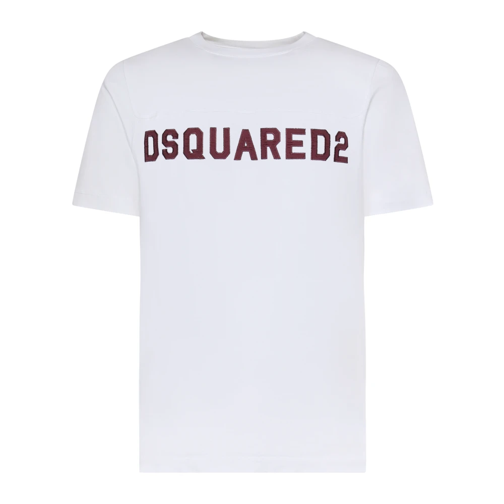 Dsquared2 Men's White T-Shirts, Xl, Crew Neck T-Shirt