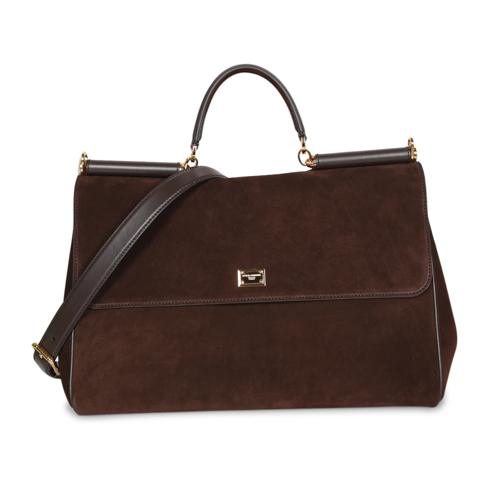 Dolce & Gabbana My Sicily Large Leather Handbag - Image 4