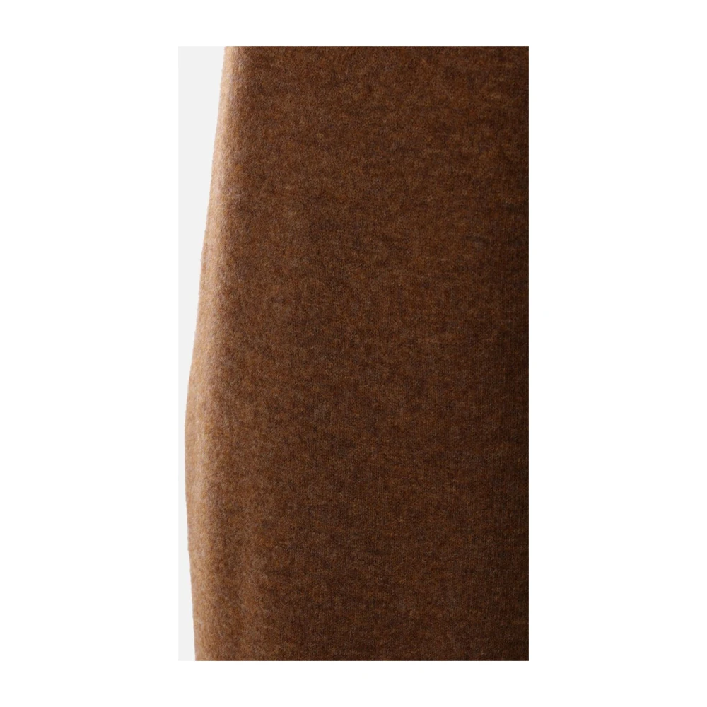 Loro Piana Kasjmier Bruine Suiker Melange Broek Brown Heren