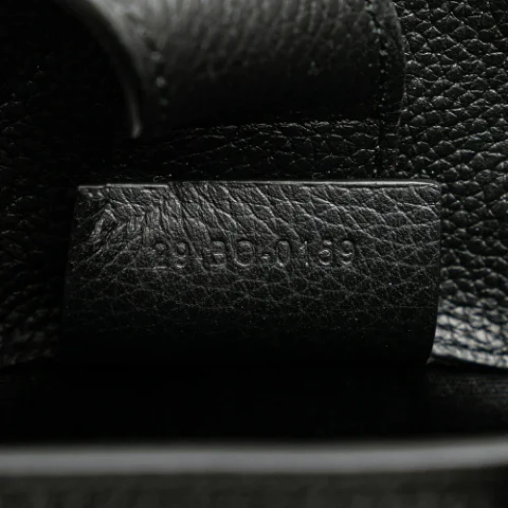 Dior Vintage Pre-owned Leather dior-bags Black Dames