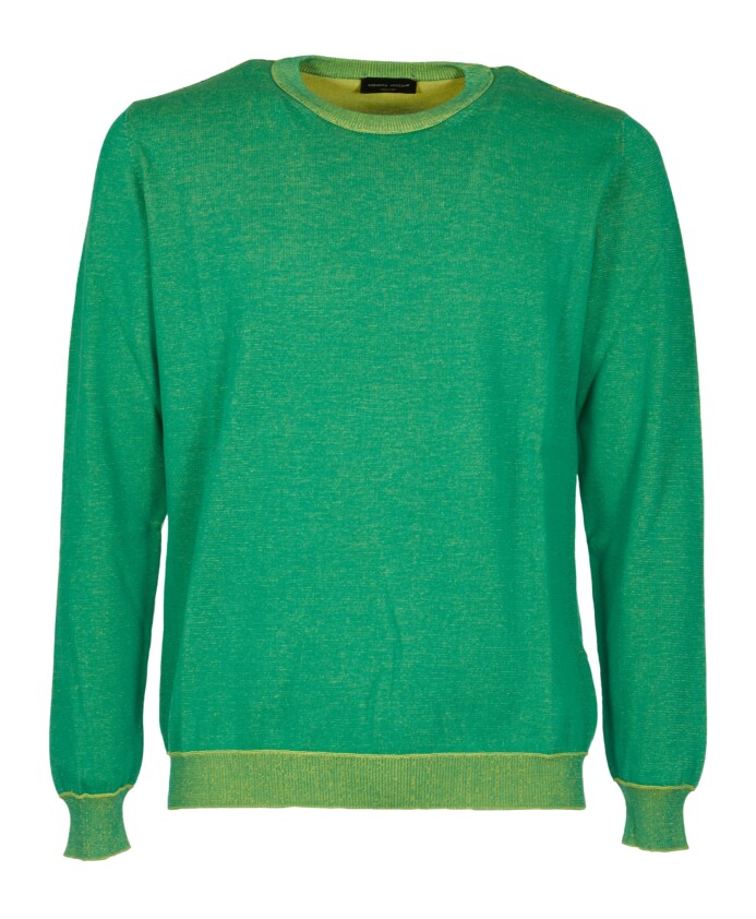 pull-vert-avec-encolure-girocollo