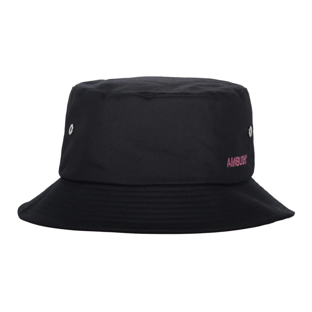 Ambush Katoenen Bucket Hat met Logo Blue Heren