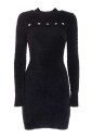 furry-gold-buttons-dress