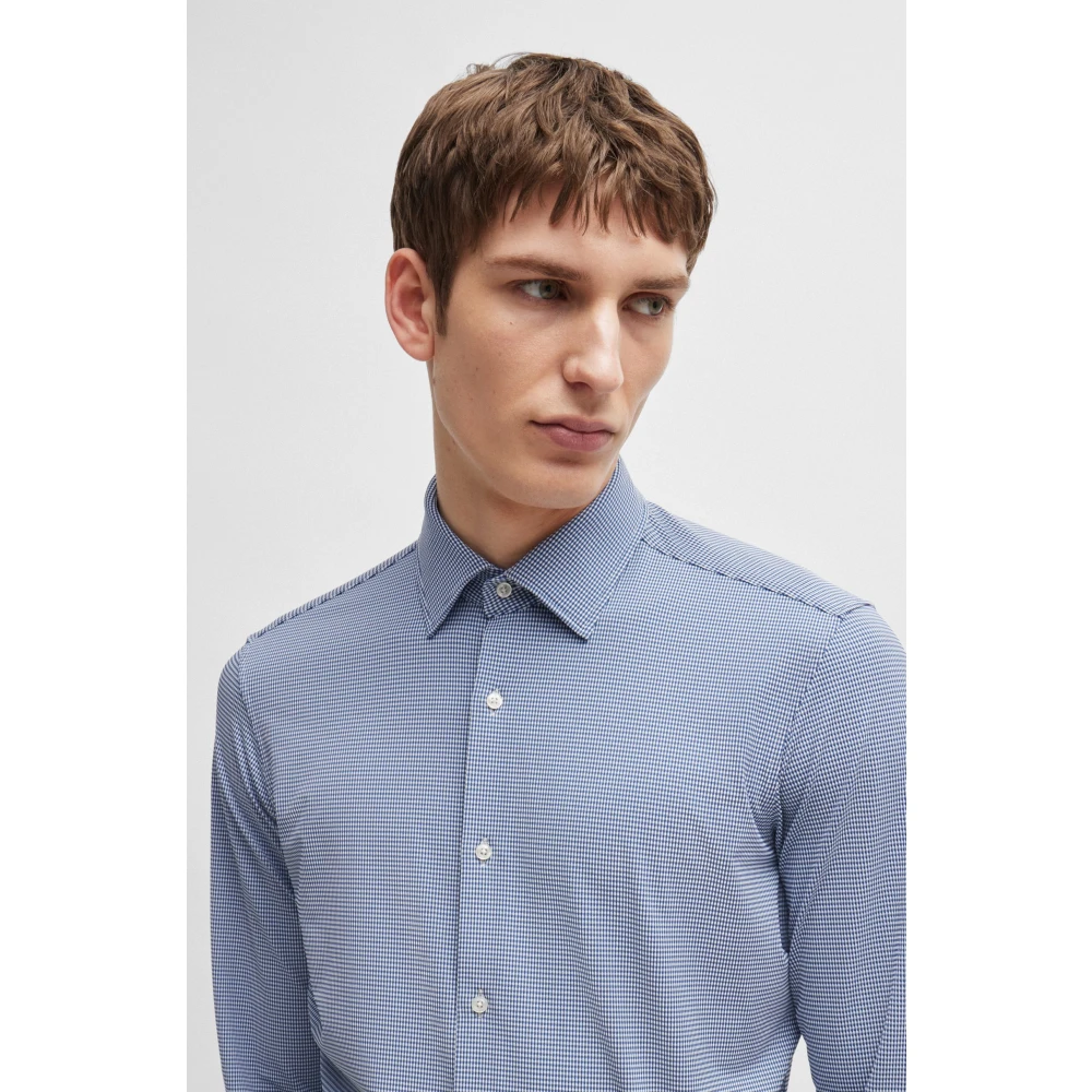 Hugo Boss Stijlvol Overhemd Blue Heren