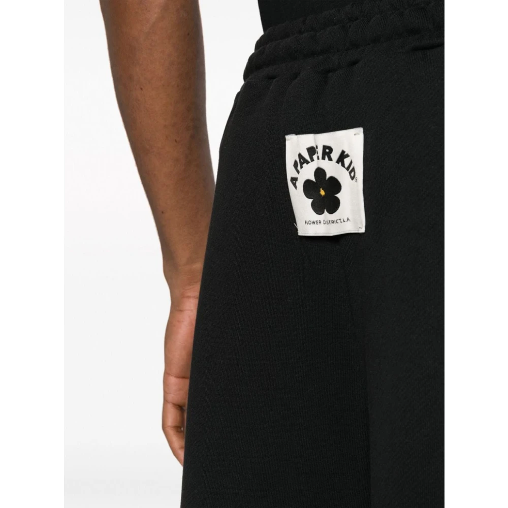 A Paper Kid Zwarte Sweatpants Black Heren