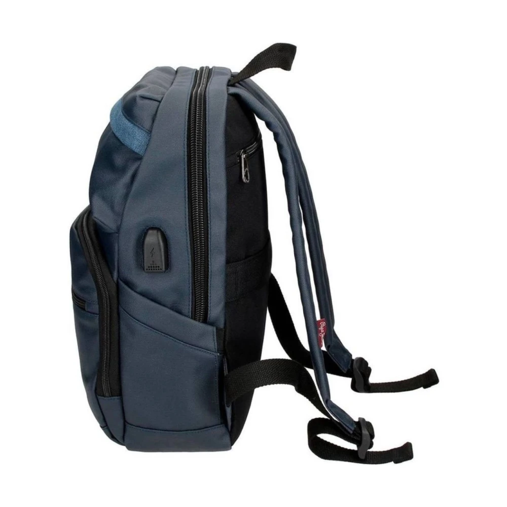 Pepe Jeans Heren Court Documenthouder Rugzak Blue Heren