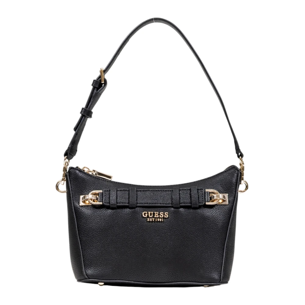 Guess Black Shoulder Bags, Female, One Size, Gregoria Top Zip Shoulder Bag