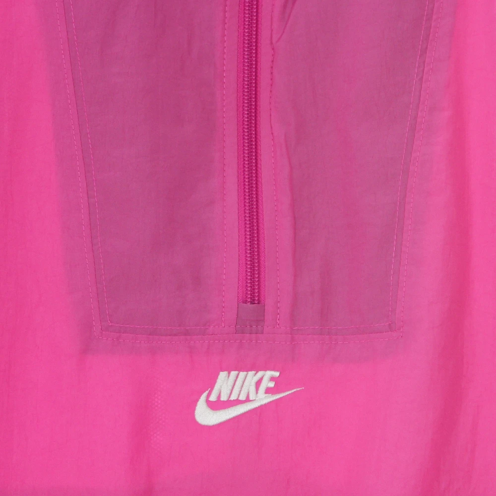 Nike Korte Windjack Heritage Collectie Pink Dames