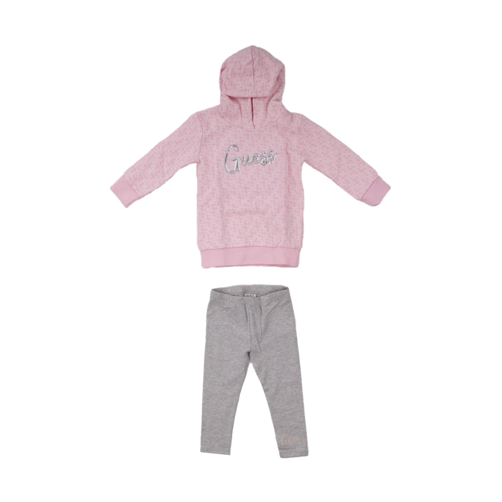 Guess Rosa Baby Outfit Hoodie Byxor Multicolor, Flicka