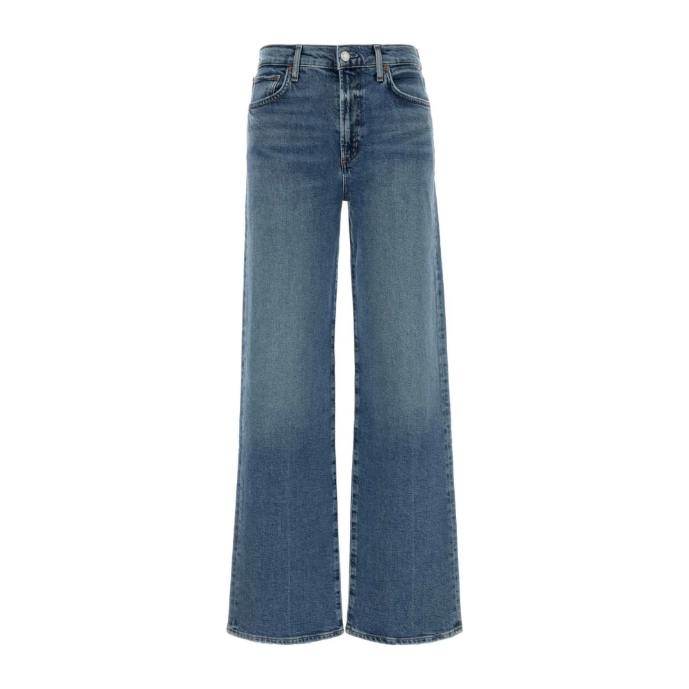 Agolde Women's Blue Harper Straight Jean - Wide Jeans - W27 - Jeans