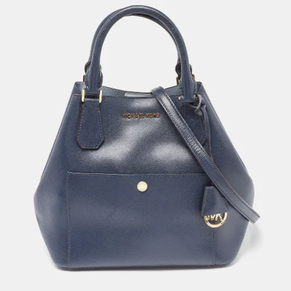Michael Kors Pre-owned Leather totes Blue Dames