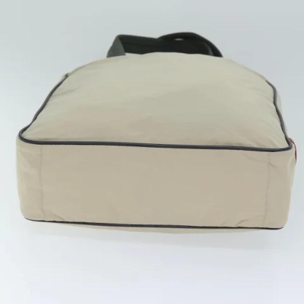 Prada Vintage Pre-owned Nylon totes Beige Dames